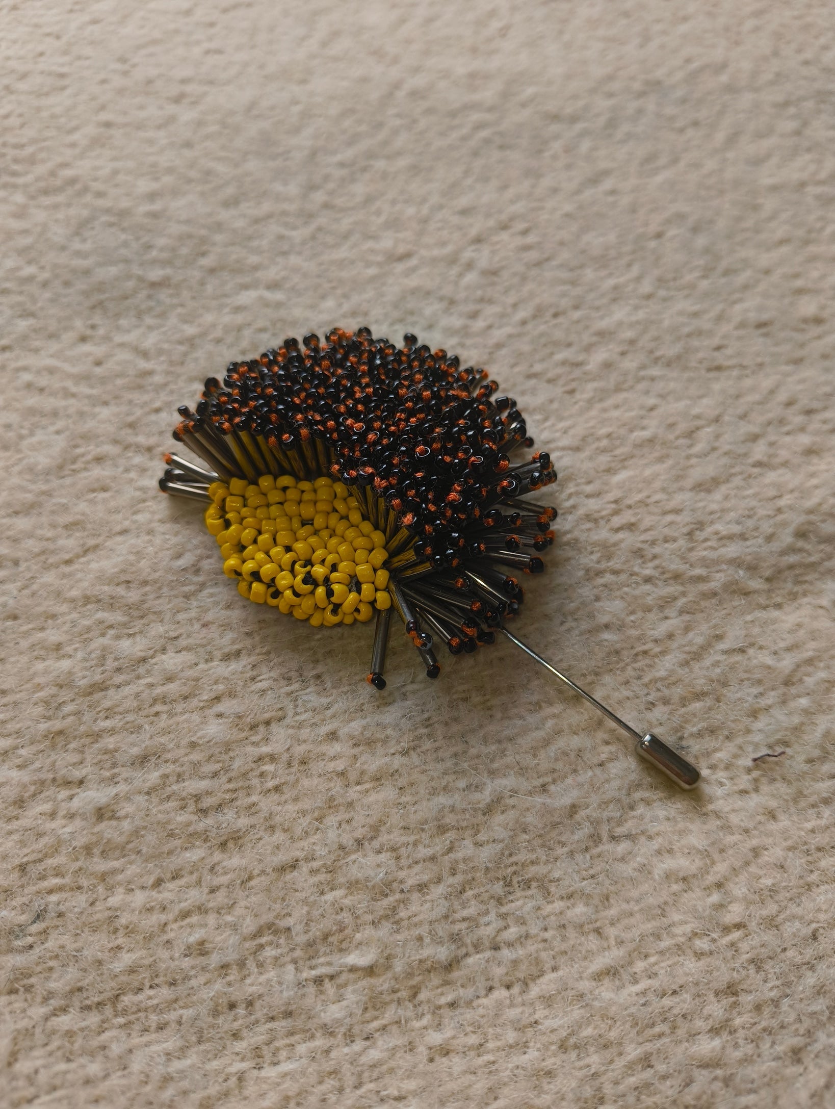 Midnight Bloom Brooch - Black - CiceroniBroochBandish