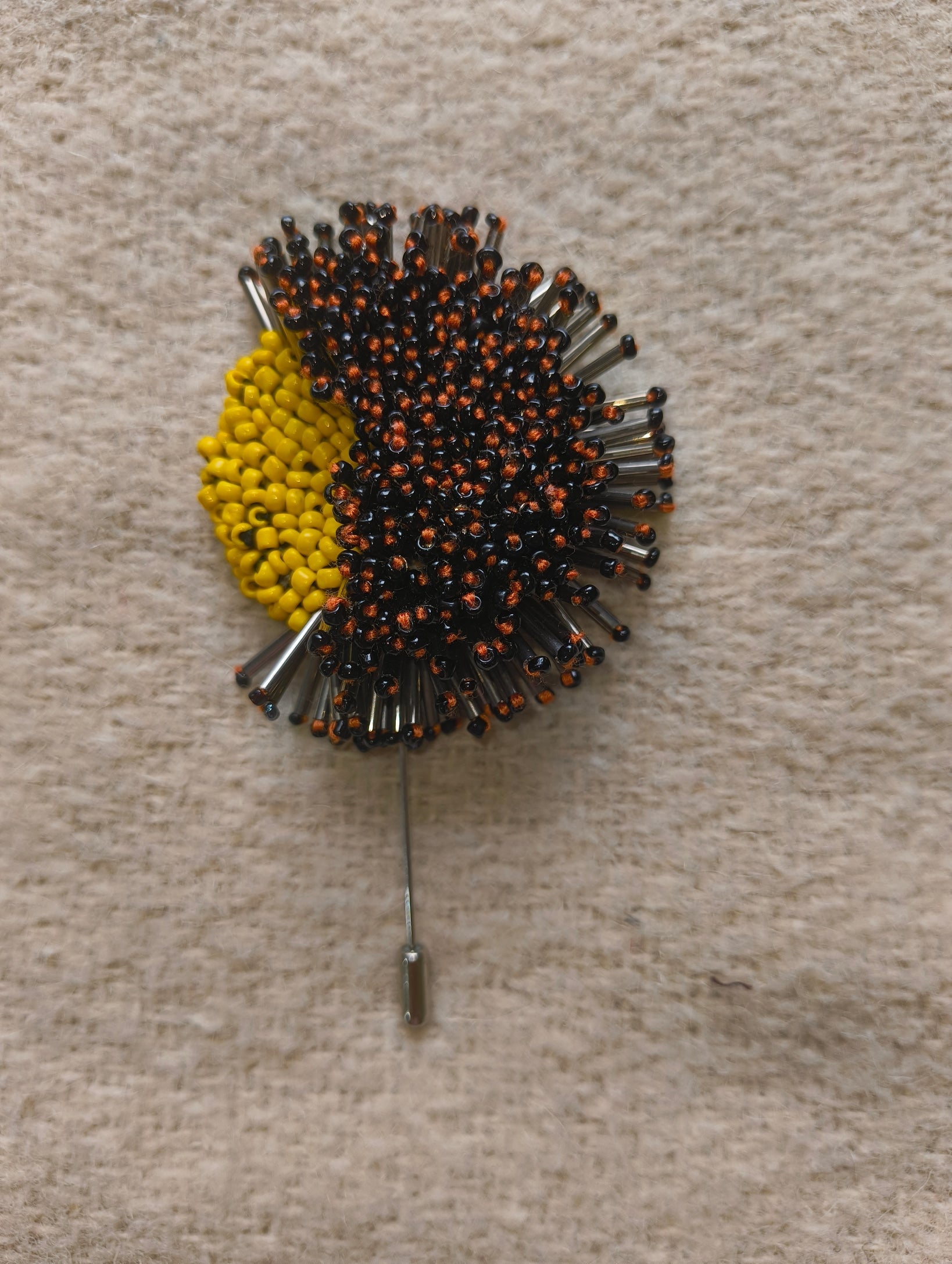 Midnight Bloom Brooch - Black - CiceroniBroochBandish