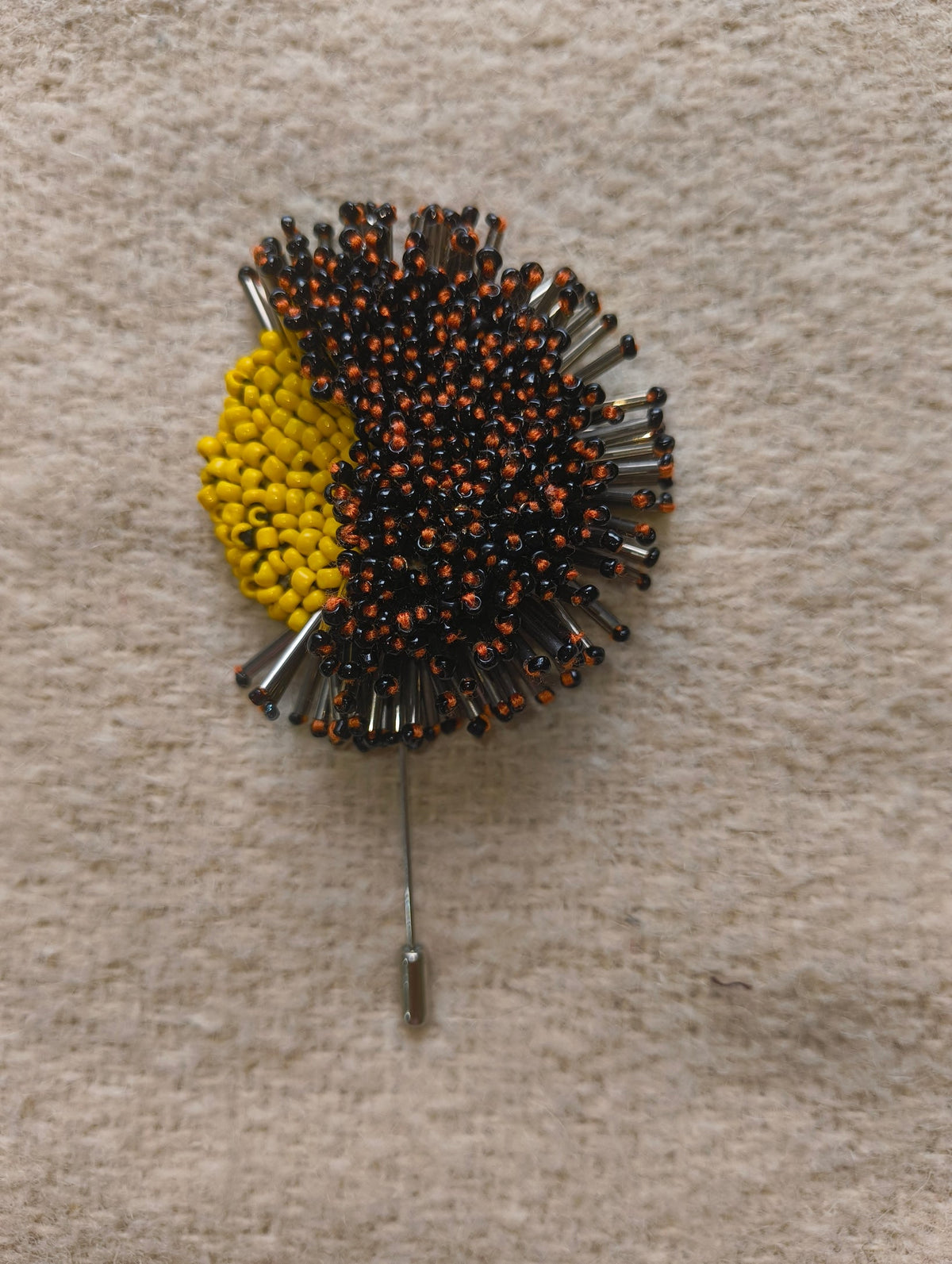 Midnight Bloom Brooch - Black - CiceroniBroochBandish