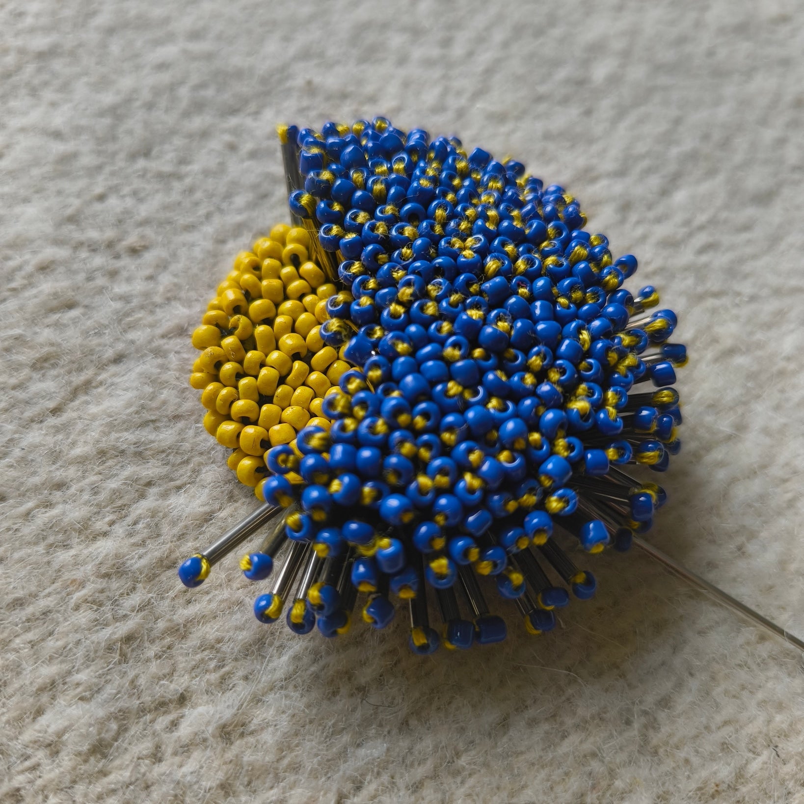 Midnight Bloom Brooch - Cobalt Blue - CiceroniBroochBandish