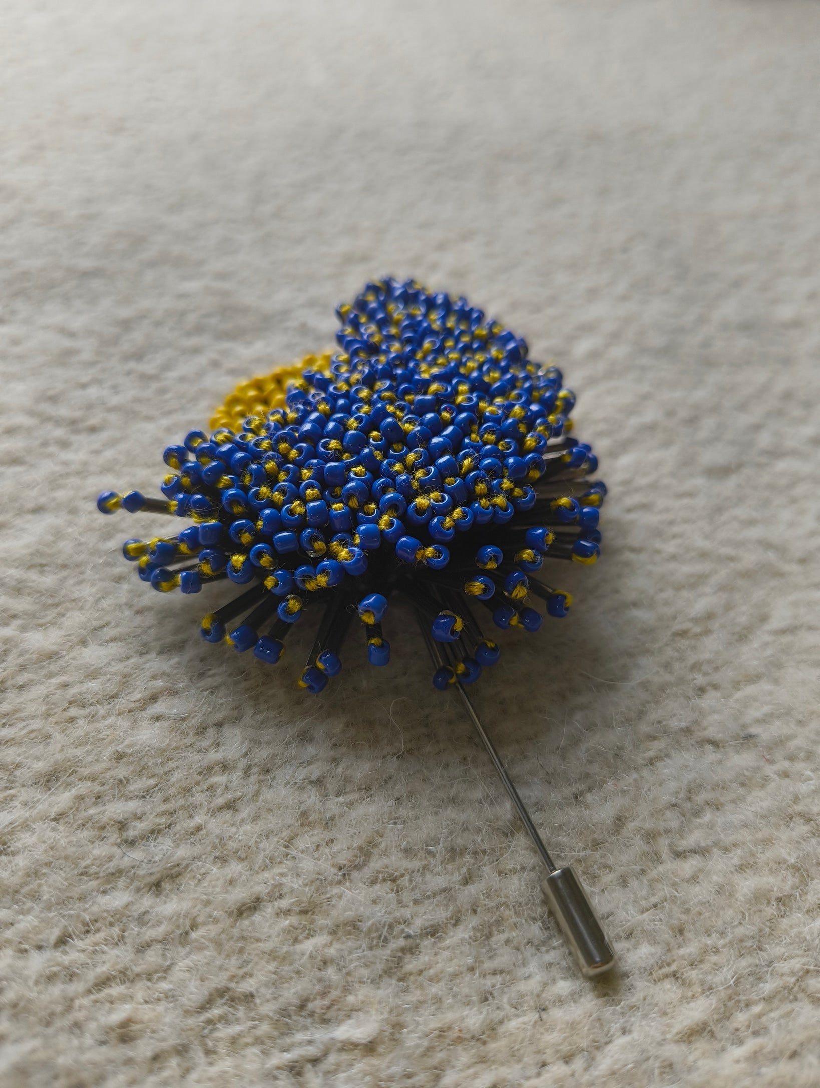 Midnight Bloom Brooch - Cobalt Blue - CiceroniBroochBandish