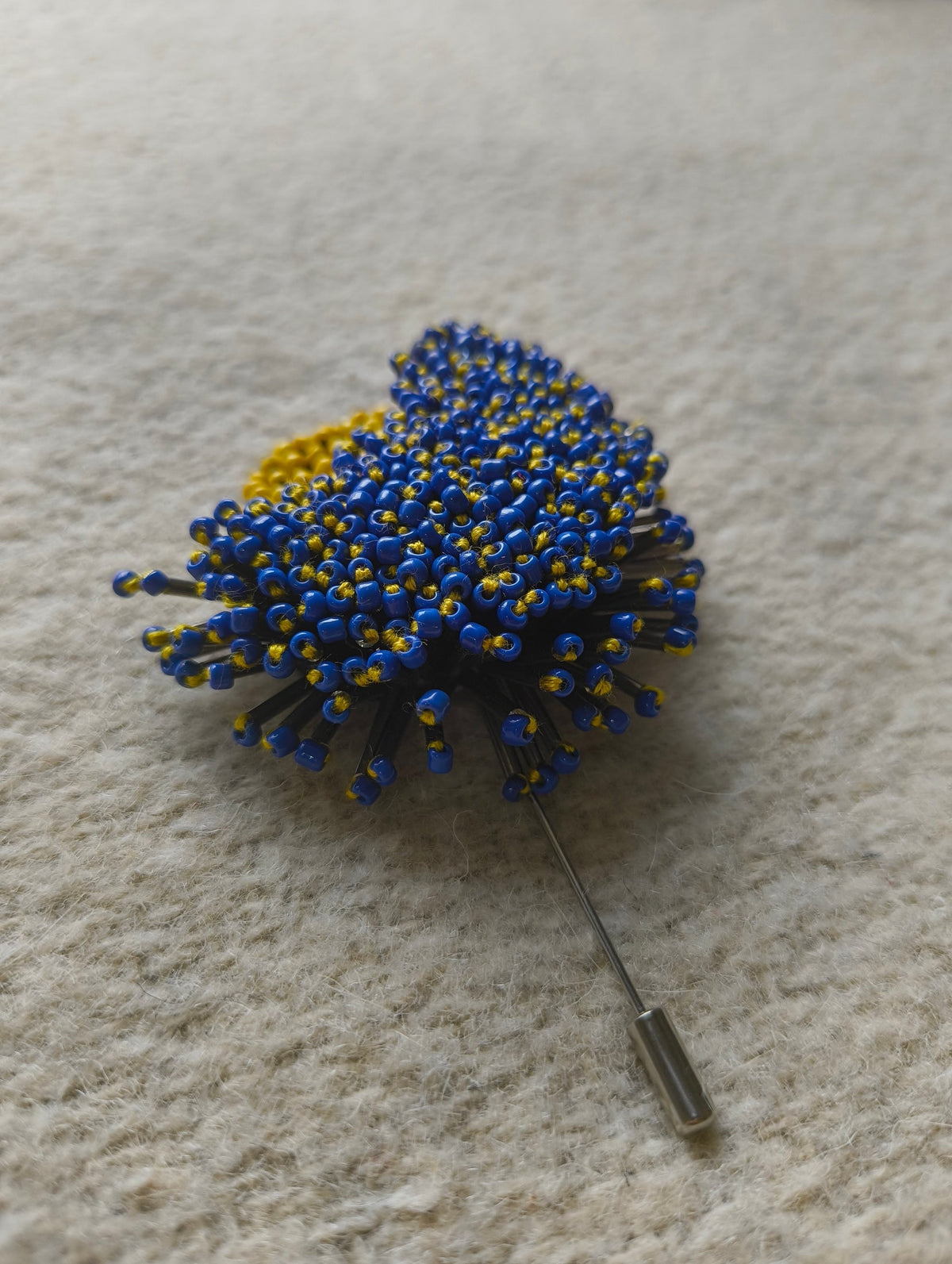 Midnight Bloom Brooch - Cobalt Blue - CiceroniBroochBandish