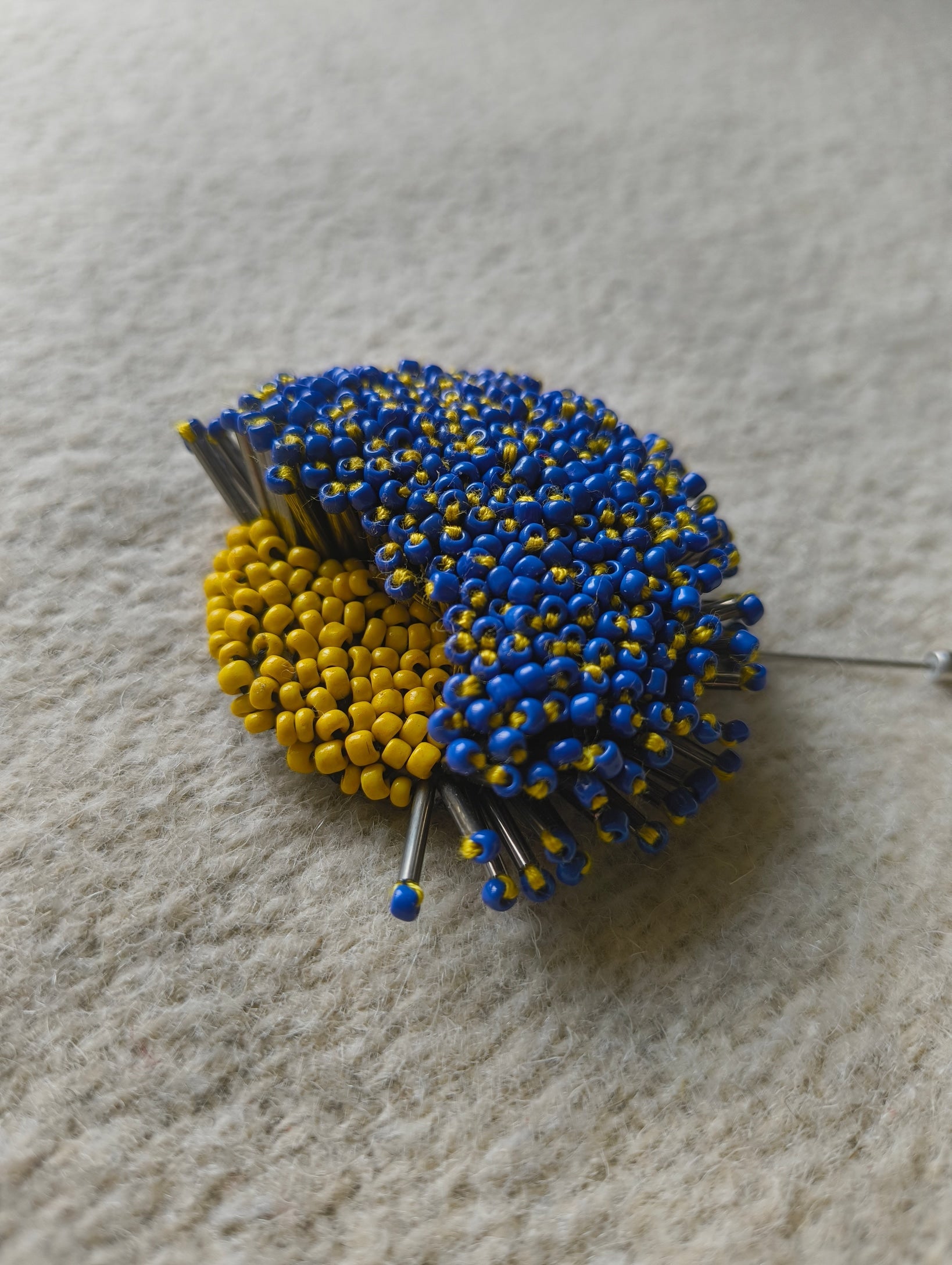 Midnight Bloom Brooch - Cobalt Blue - CiceroniBroochBandish