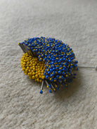 Midnight Bloom Brooch - Cobalt Blue - CiceroniBroochBandish