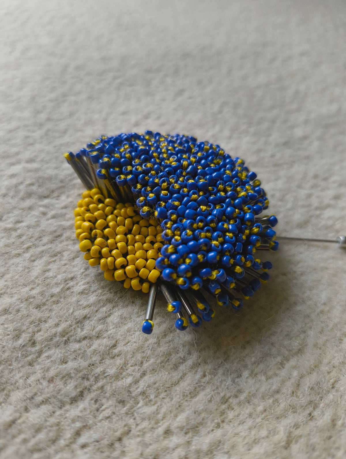 Midnight Bloom Brooch - Cobalt Blue - CiceroniBroochBandish