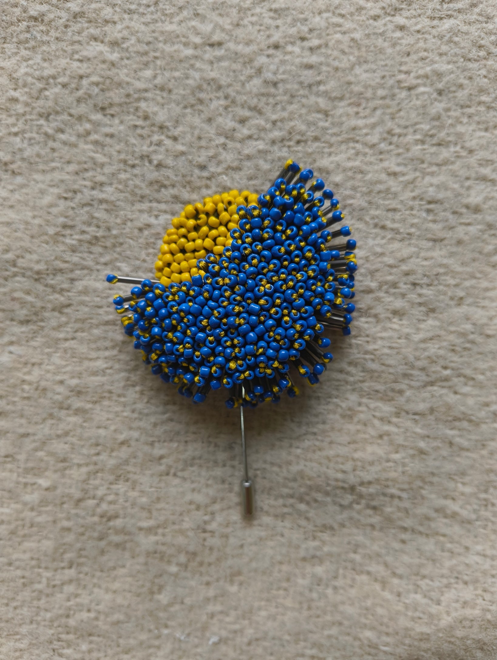 Midnight Bloom Brooch - Cobalt Blue - CiceroniBroochBandish