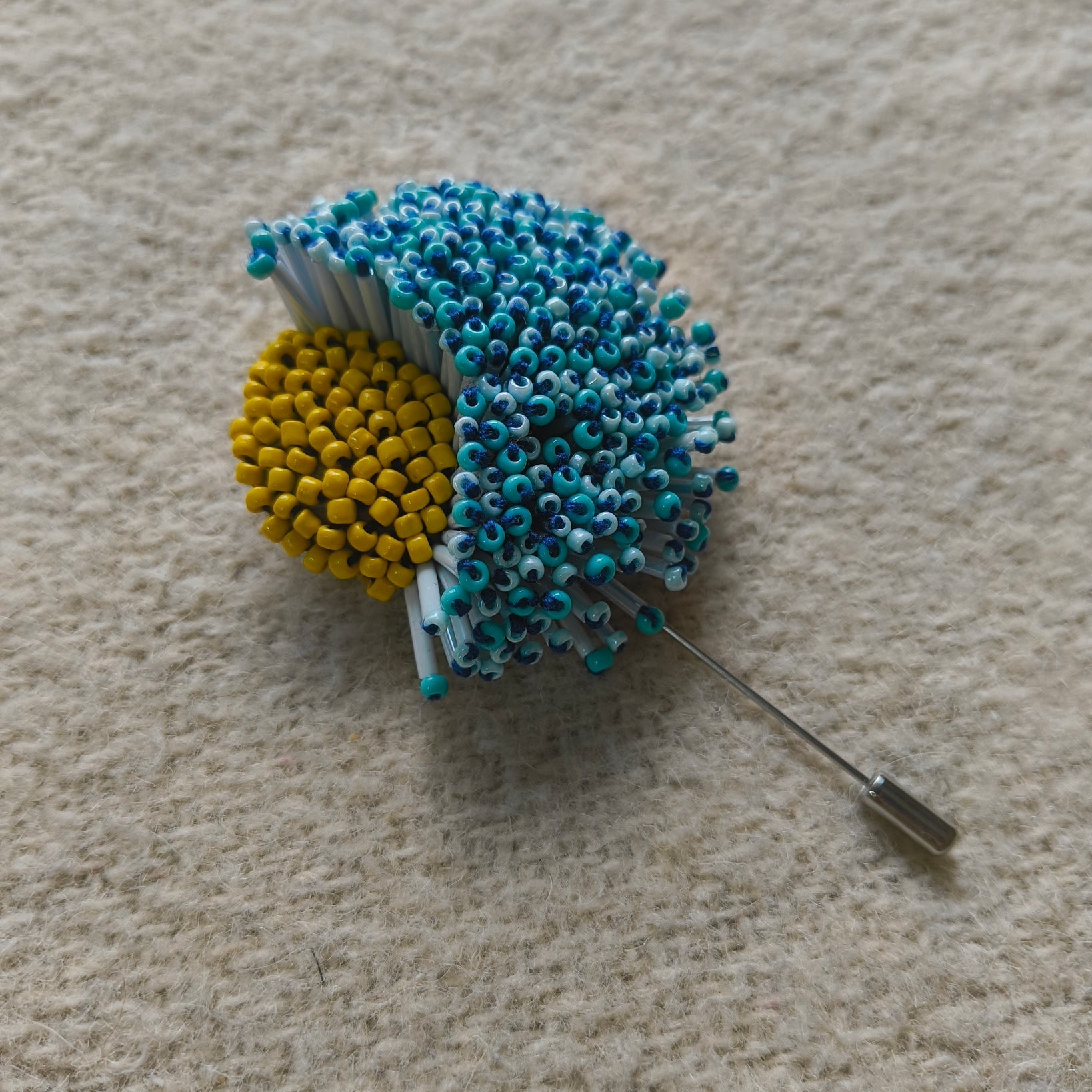Midnight Bloom Brooch - Dark Blue - CiceroniBroochBandish