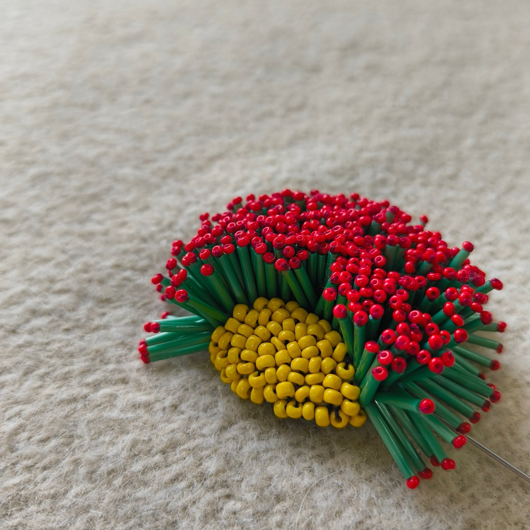 Midnight Bloom Brooch - Dark Green - CiceroniBroochBandish