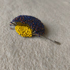 Midnight Bloom Brooch - Dark Persian blue - CiceroniBroochBandish