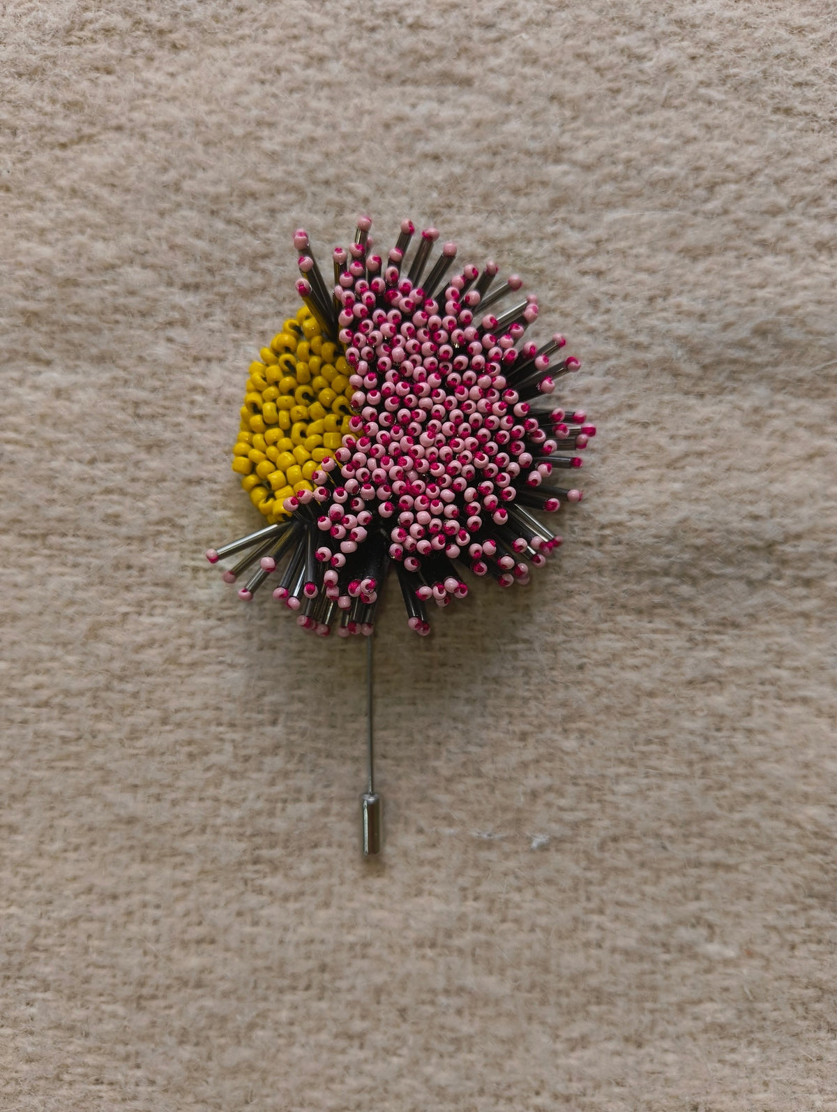 Midnight Bloom Brooch - Light Pink - CiceroniBroochBandish
