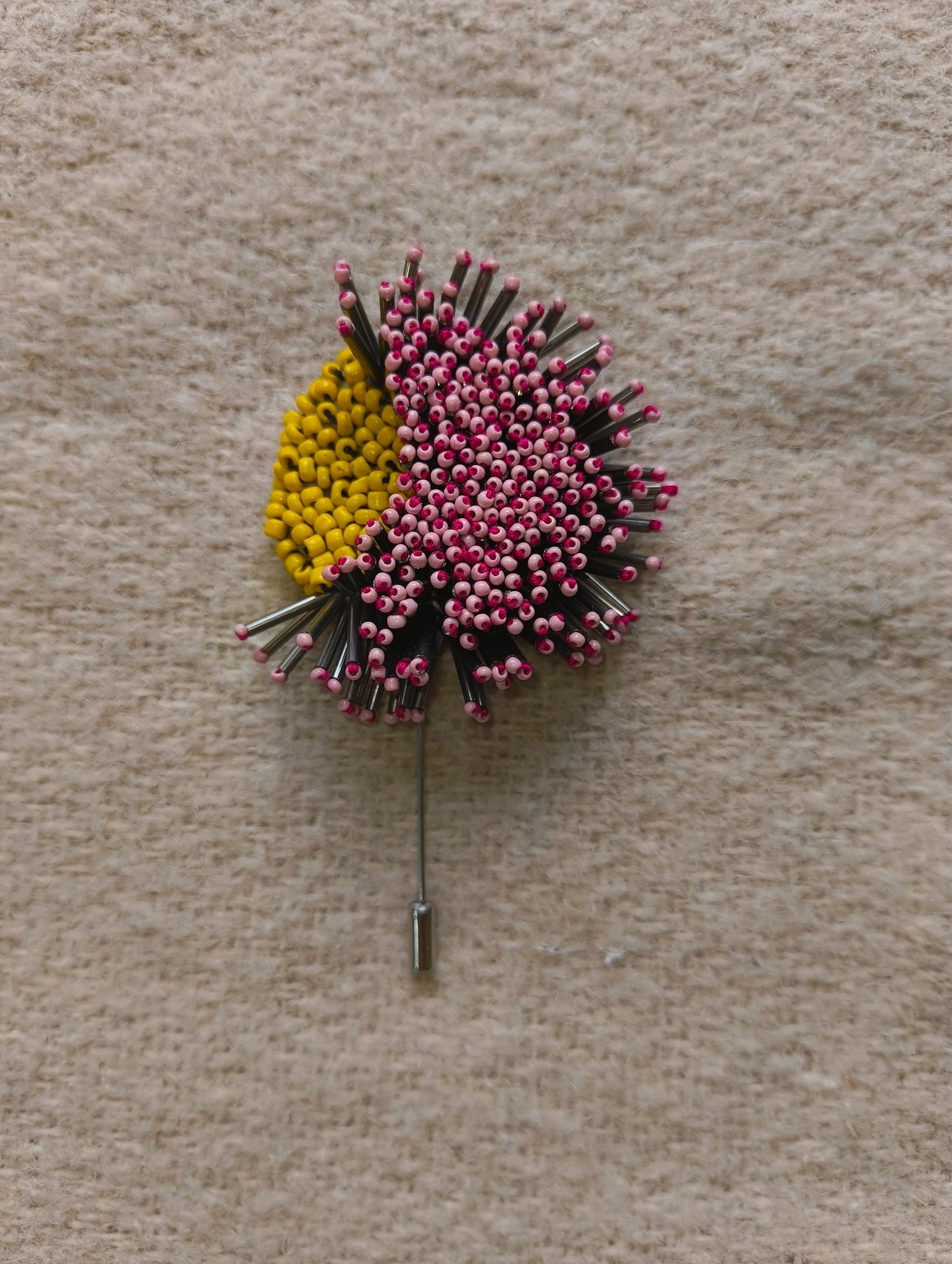 Midnight Bloom Brooch - Light Pink - CiceroniBroochBandish