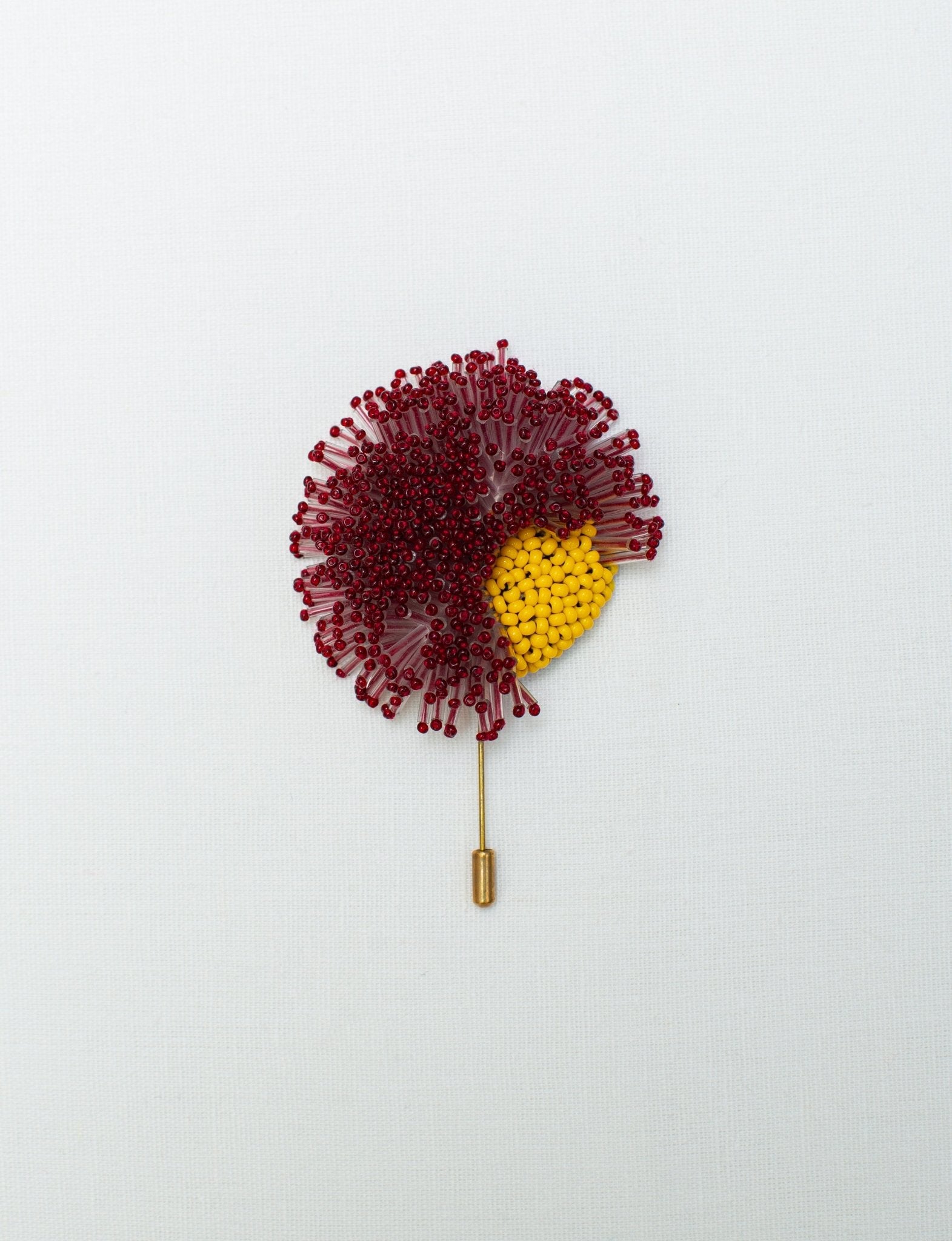 Midnight Bloom Brooch - Red - CiceroniBroochBandish
