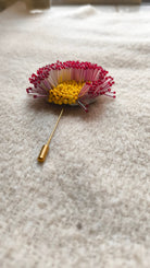 Midnight Bloom Brooch - Red - CiceroniBroochBandish