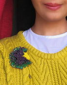 Midnight Bloom Brooch - CiceroniBroochBandish