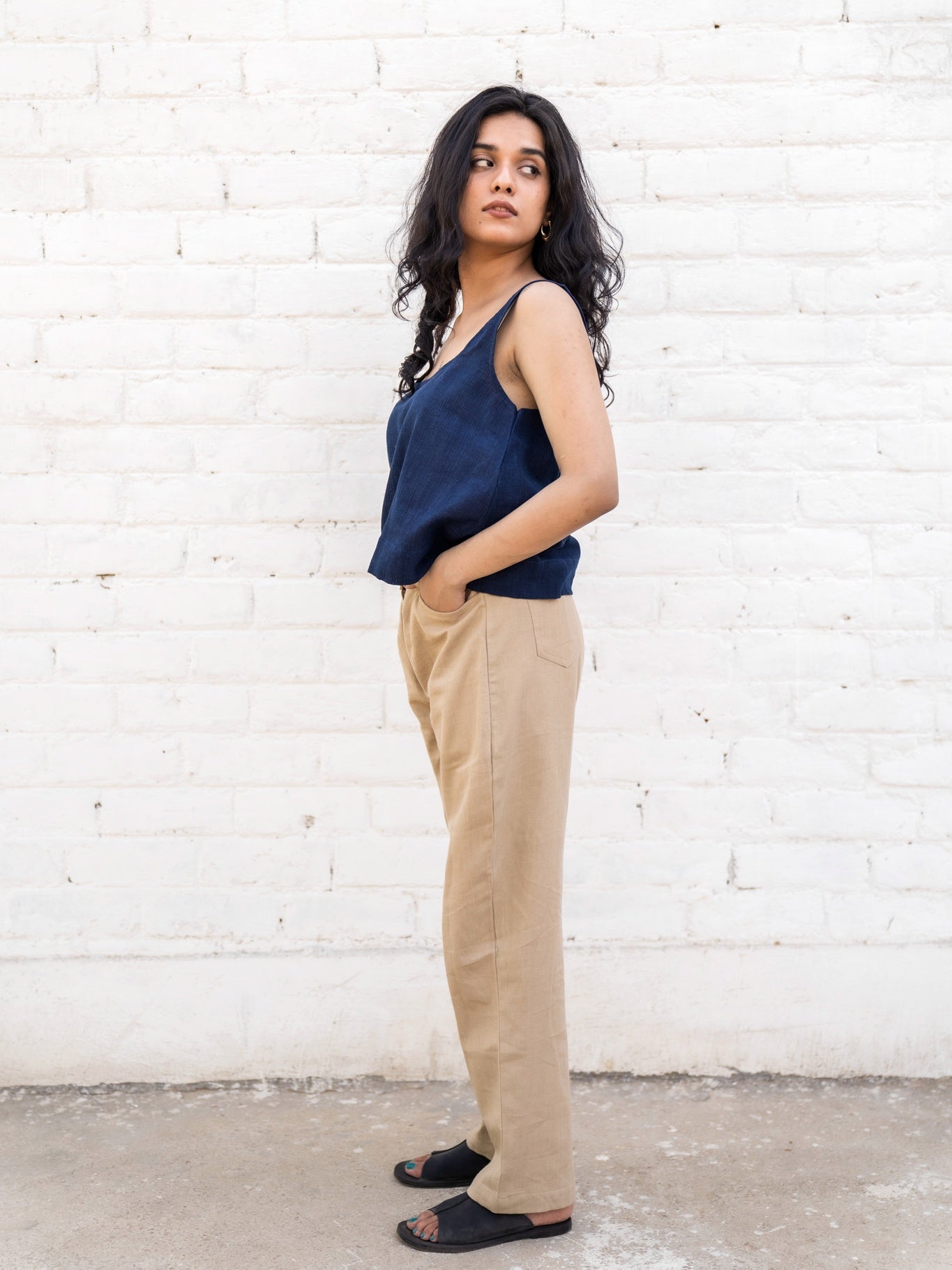 Midnight Indigo Tank Top - CiceroniTopswith N.