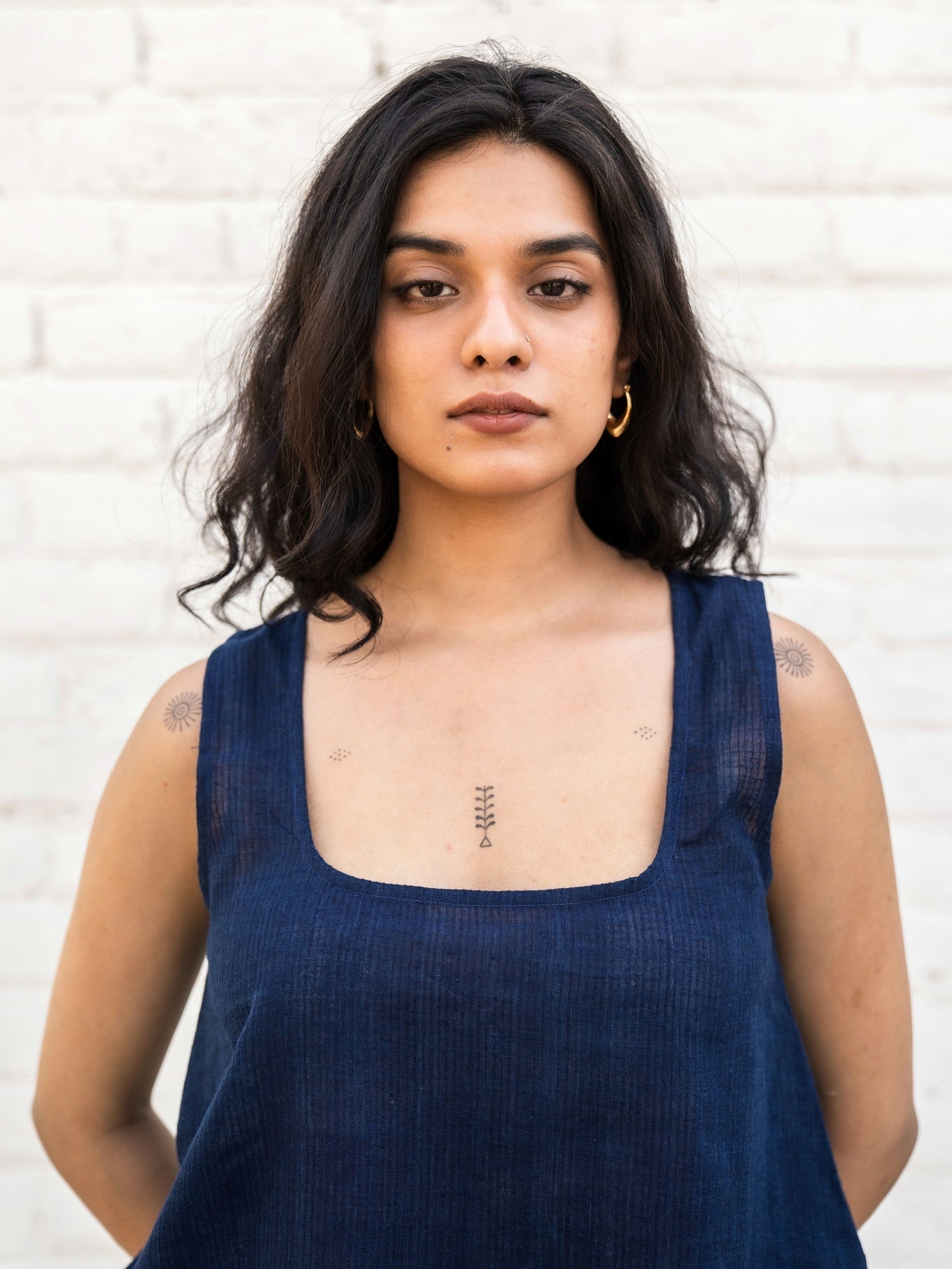 Midnight Indigo Tank Top - CiceroniTopswith N.