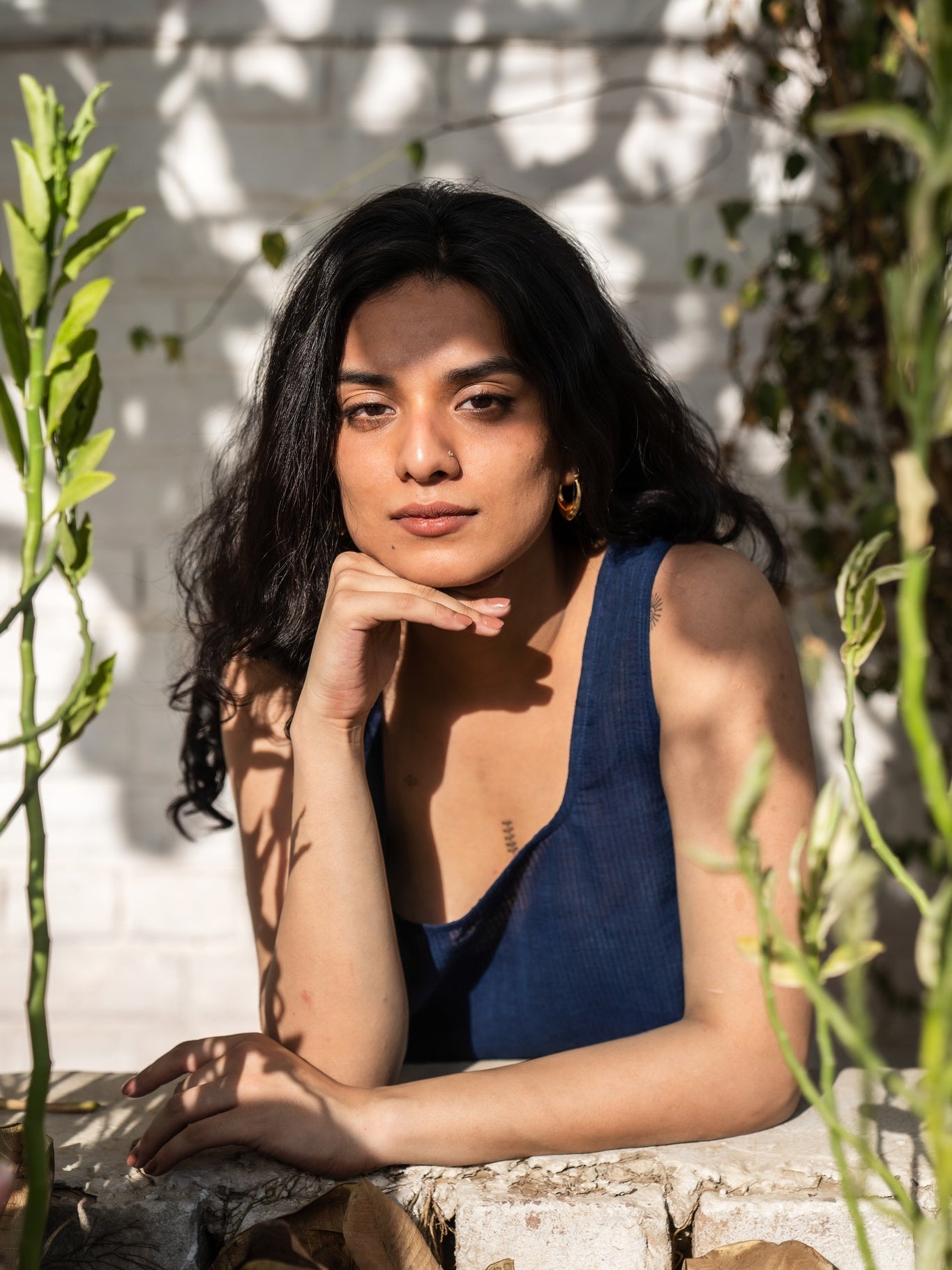 Midnight Indigo Tank Top - CiceroniTopswith N.