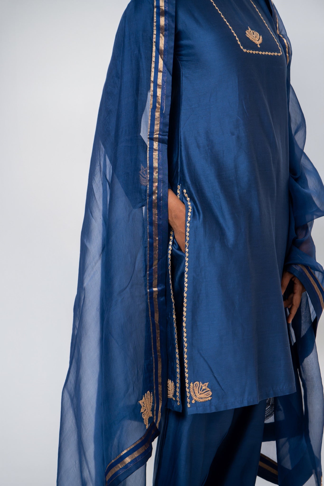 Midnight Stars Set - CiceroniKurta Set, Festive WearKajal Agarwal