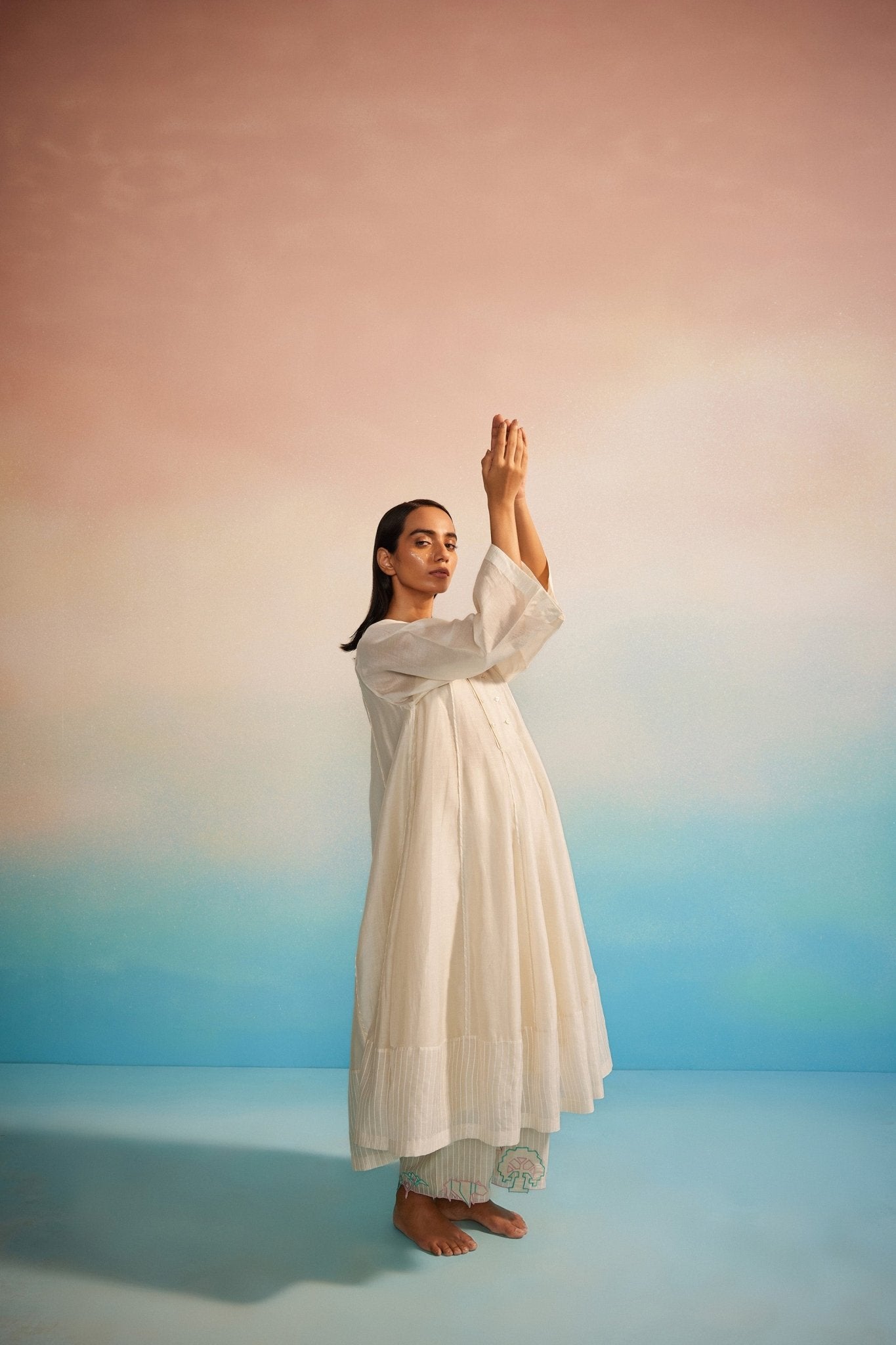 Midori Panelled Dress - CiceroniKurta, Everyday WearAhmev