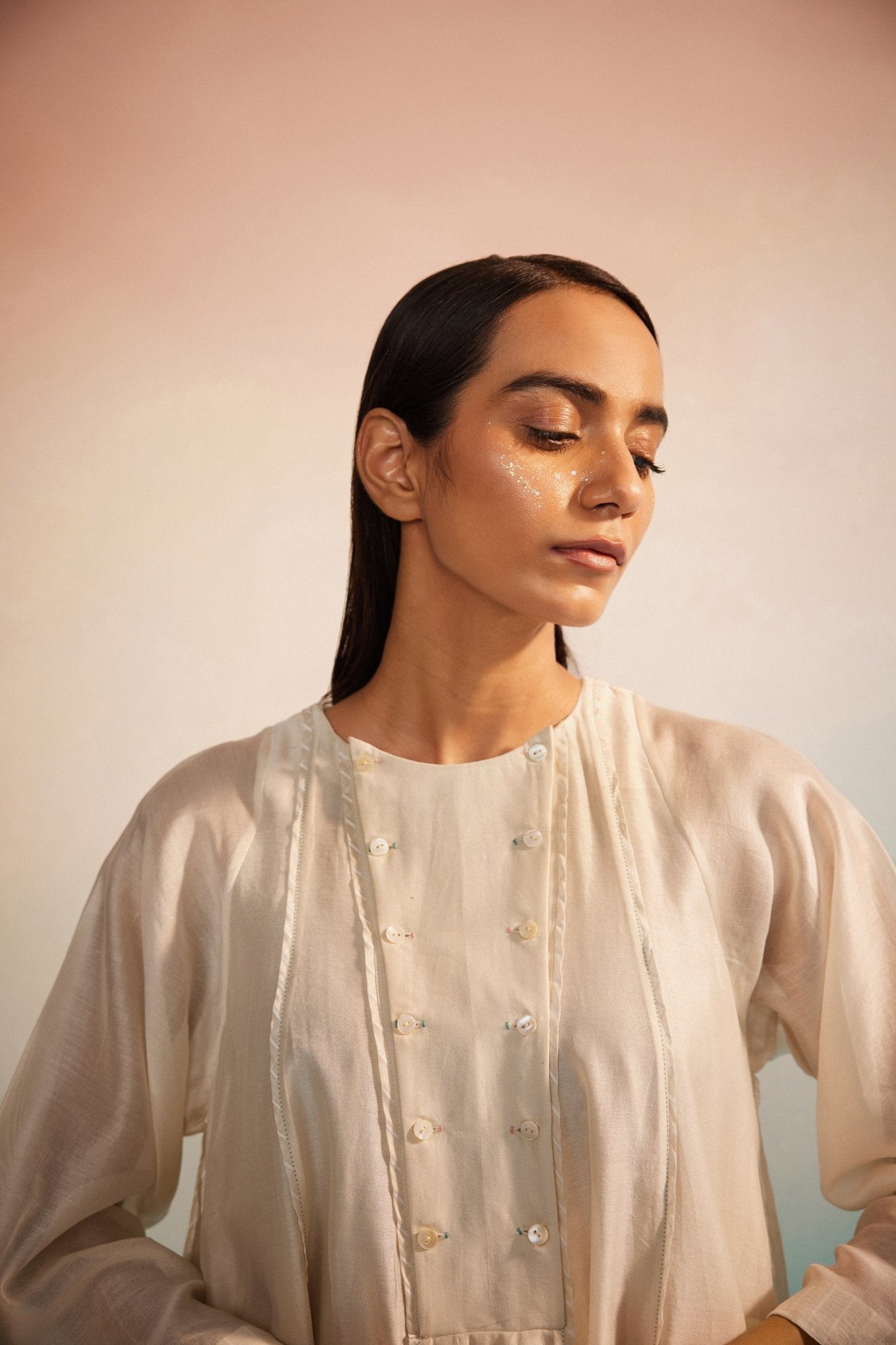 Midori Panelled Dress - CiceroniKurta, Everyday WearAhmev