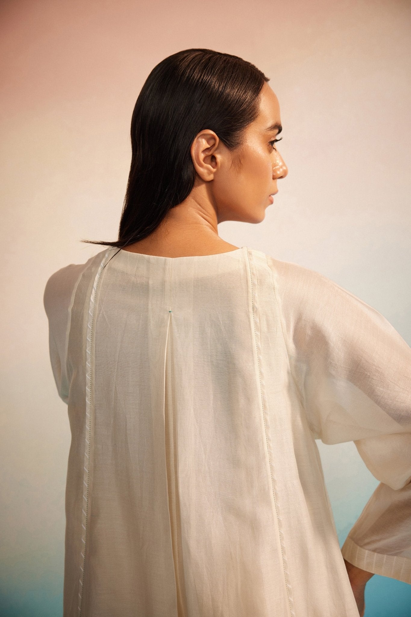 Midori Panelled Kurta Set - CiceroniKurta Set, Everyday WearAhmev