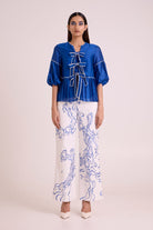 Mikel - Blue Tides Top & Pant Set - CiceroniCo-ord SetMadder Much