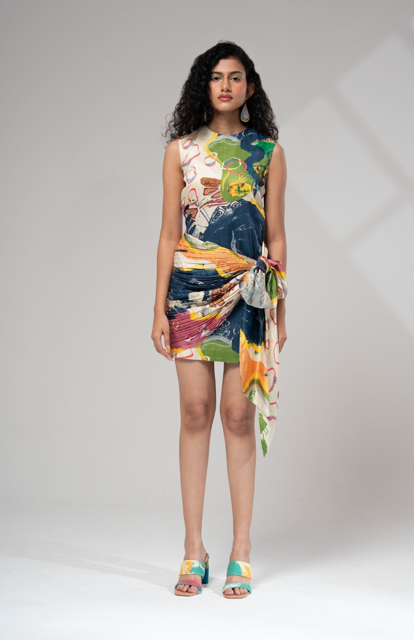 Milo Tie Up Dress - CiceroniDressesAdvait