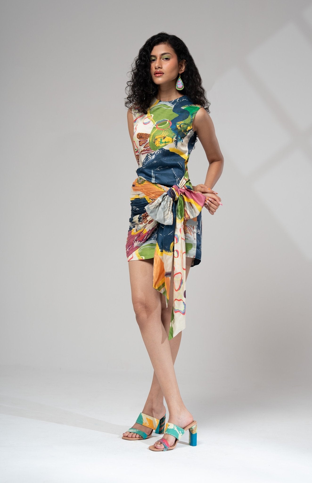 Milo Tie Up Dress - CiceroniDressesAdvait