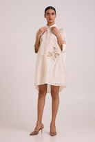Mimi - Ivory Framed Shirt Dress - CiceroniDressesMadder Much