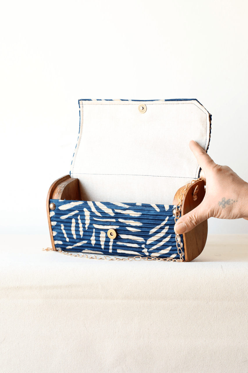 Mini Clutch - Indigo - CiceroniBagsLukka Chuppi