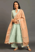 Mint Fizaa Kurta Set - CiceroniKurta Set, Festive WearOmaana