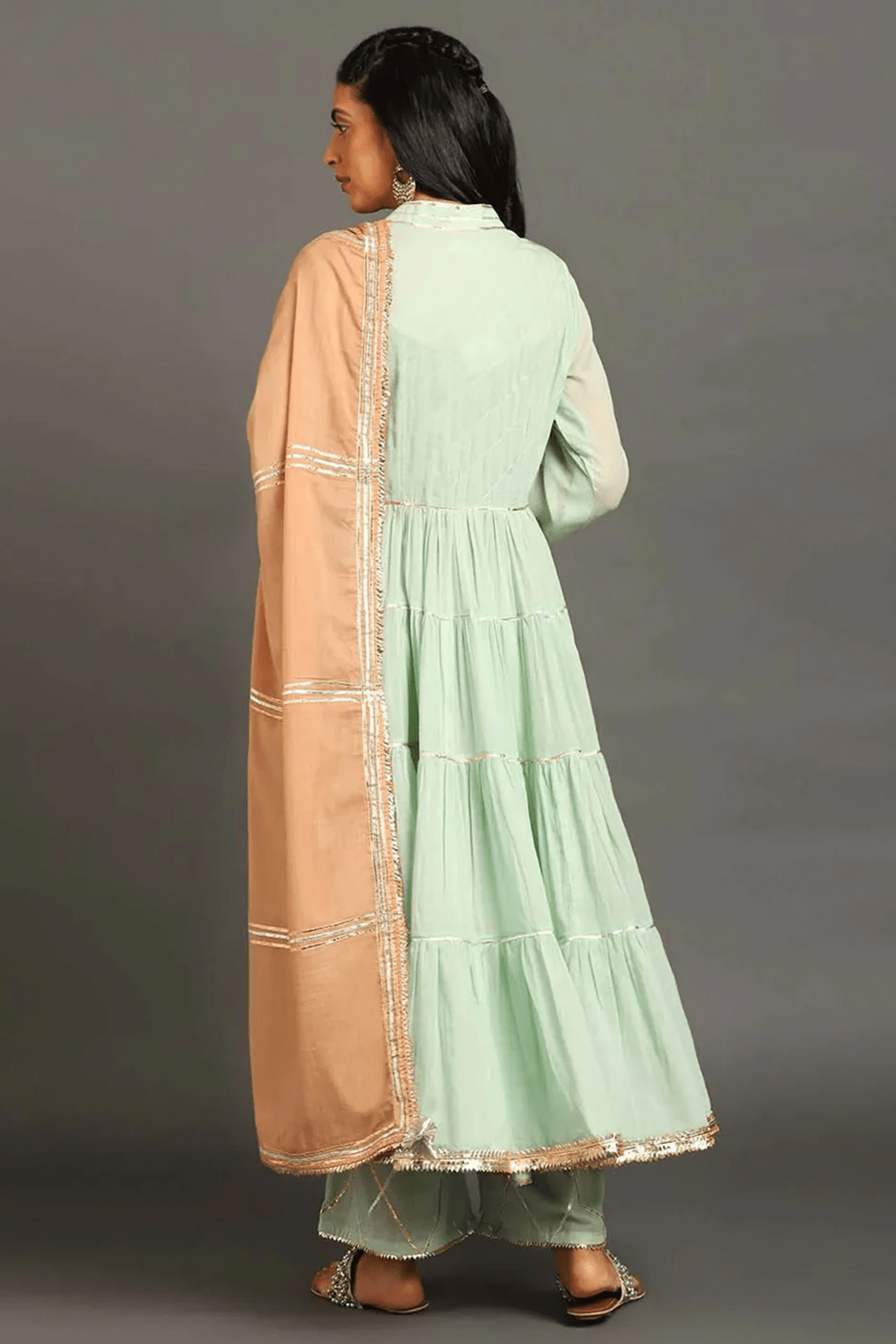 Mint Fizaa Kurta Set - CiceroniKurta Set, Festive WearOmaana