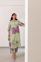 Mint Purple Papeeta Kurta Set - CiceroniKurta Set, Everyday WearSilai Studio