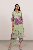 Mint Purple Papeeta Kurta Set - CiceroniKurta Set, Everyday WearSilai Studio