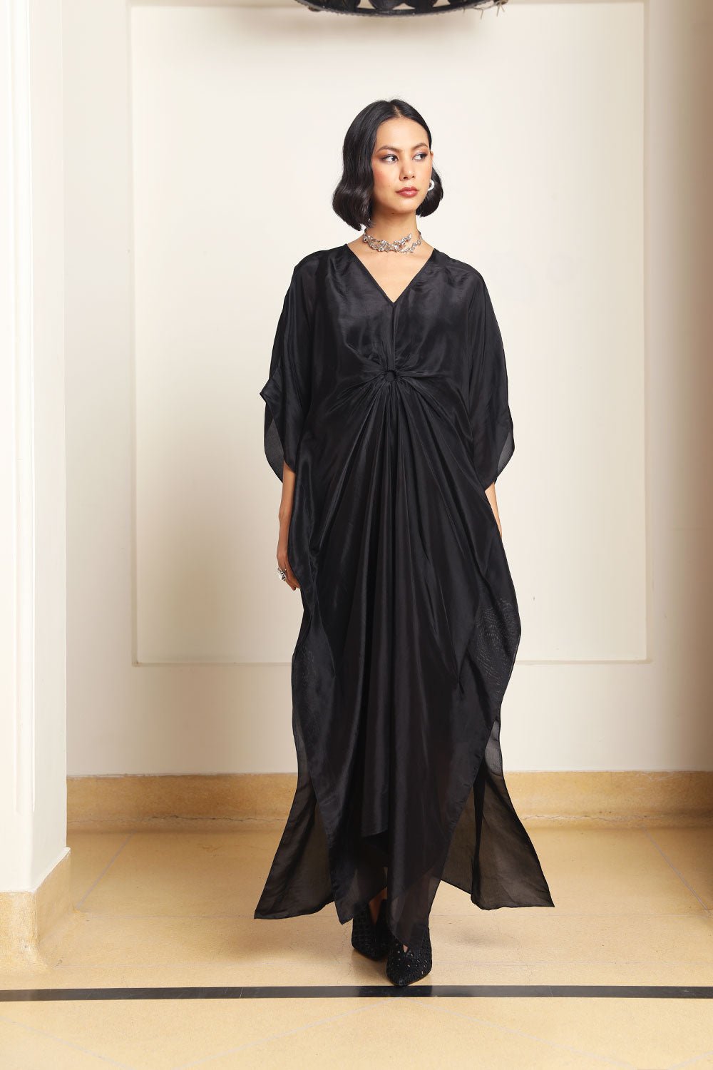 Mira Black Kaftan - CiceroniKaftanKanelle