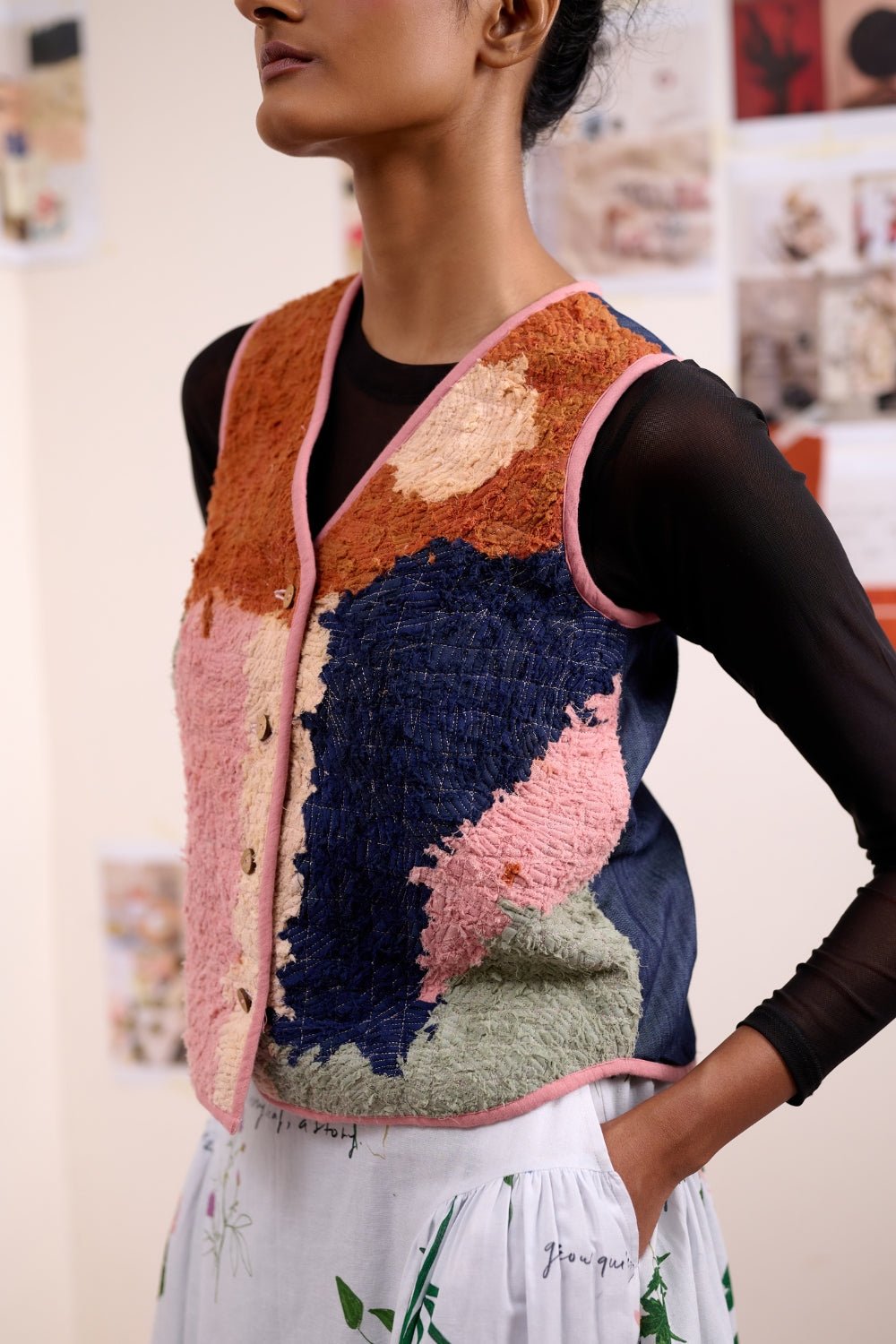 Mirae Textured Jacket - CiceroniJacketsDoodlage