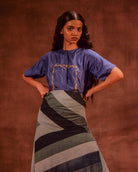 Mirror Zardozi Silk Kurta Shirt - CiceroniKurta, Festive WearAnam Husain