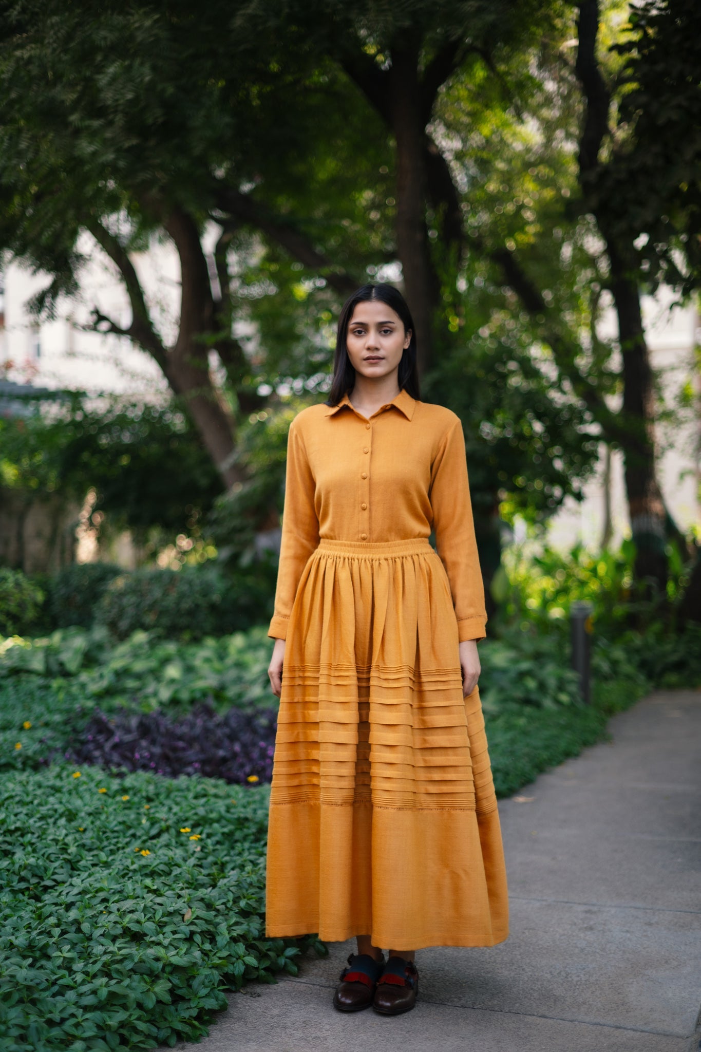 Misha Skirt - Mustard Yellow - CiceroniSkirtsRAAS Life