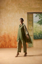 Mist Shirt - Beige and Green - CiceroniWomen ShirtsKhyati Rughani