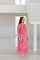 Misty Tulips Bandhani Kurta Set - CiceroniKurta Set, Everyday WearSilai Studio