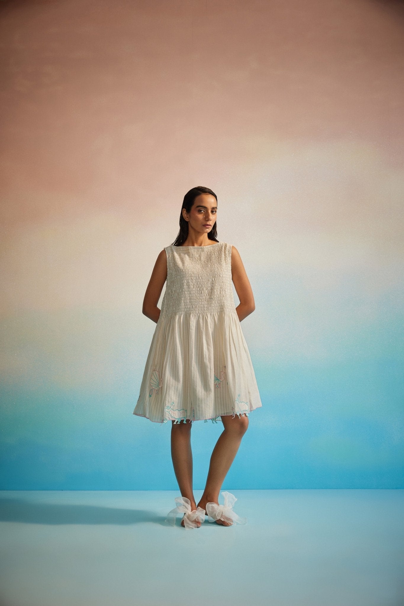 Miyabi Ruching Dress - CiceroniDressesAhmev