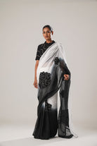 MJ Ombre Floral Saree - CiceroniSareeATBW