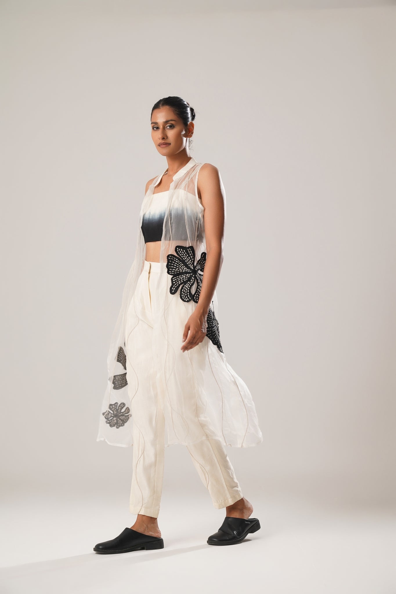 MJ Ombre Top + Cigarette Pants + Organza Jacket - CiceroniCo - ord SetATBW