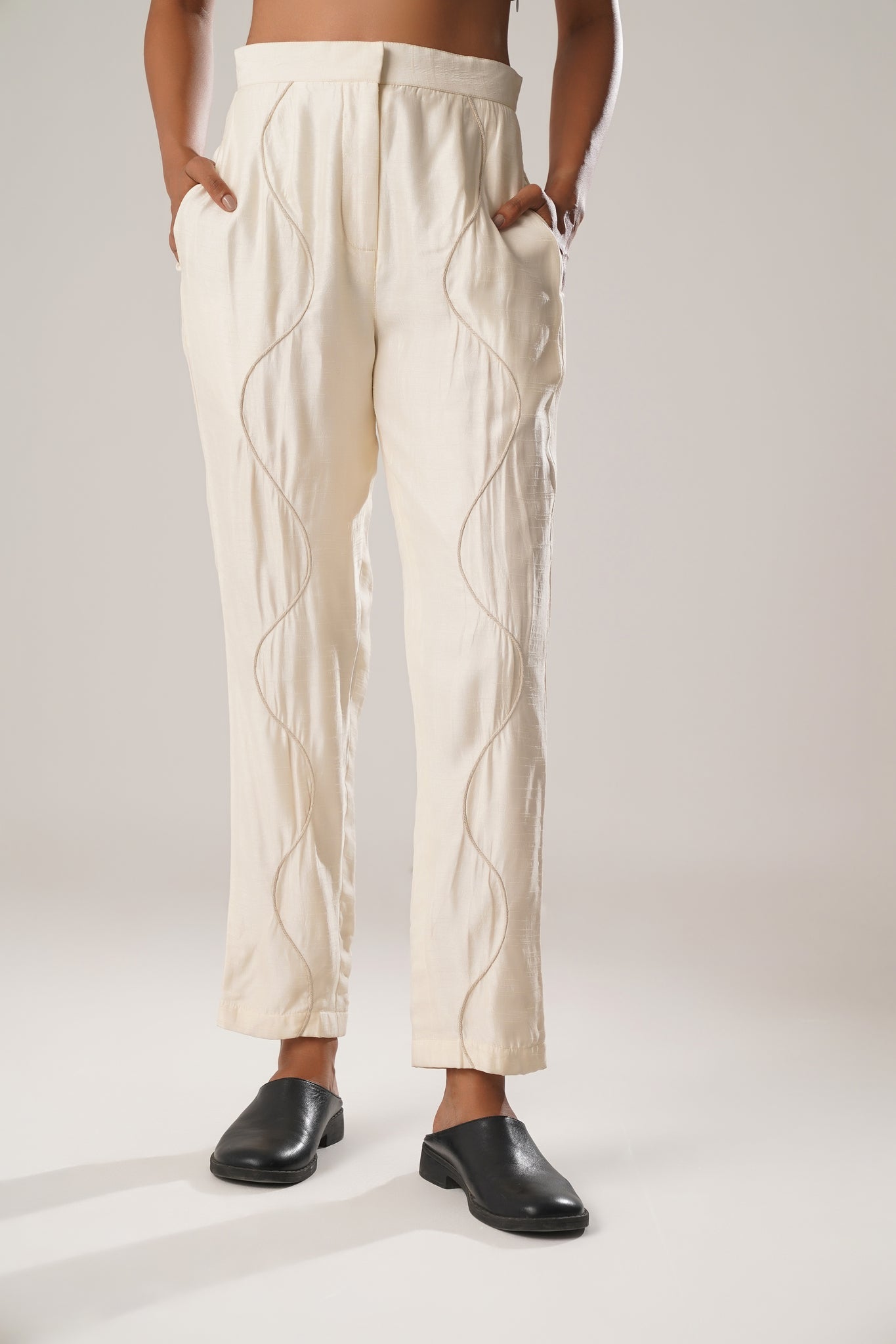 MJ Ombre Top + Cigarette Pants + Organza Jacket - CiceroniCo - ord SetATBW