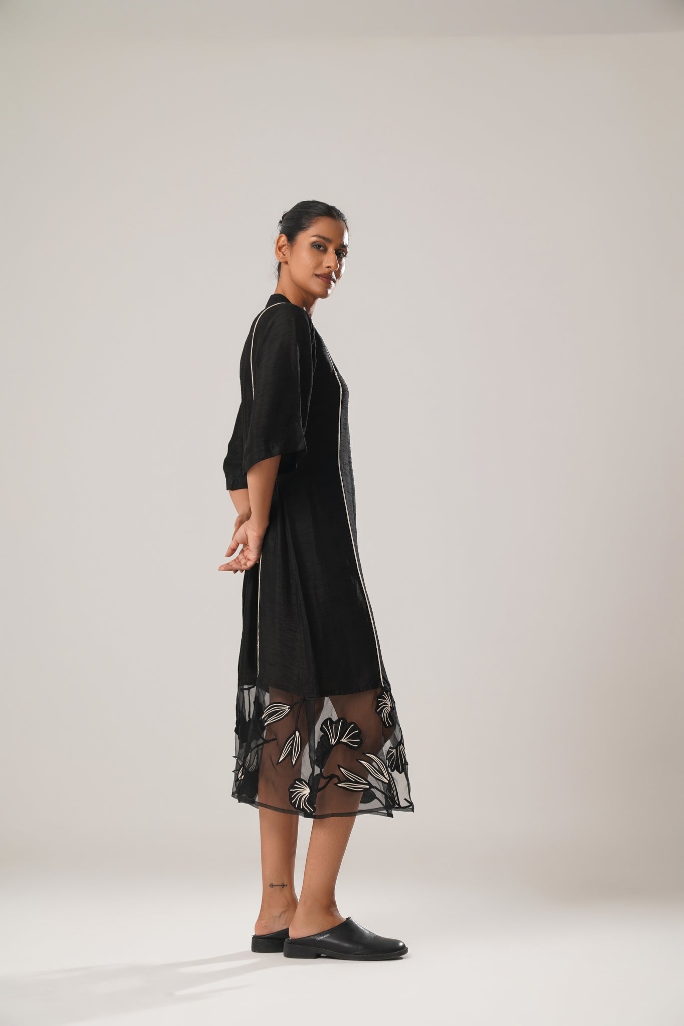 MJ Organza Panel Dress - CiceroniDressesATBW