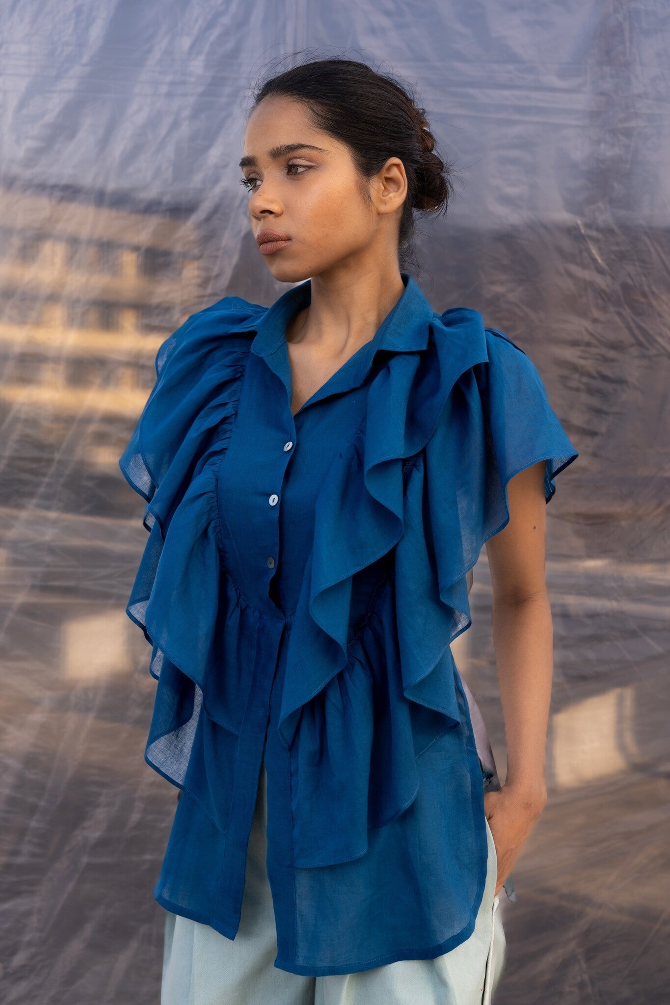 Modern Frill Shirt - CiceroniWomen ShirtsBENNCH