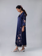 Mogra Navy Kurta - CiceroniKurtaShades of India