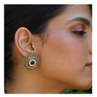 Moirra – Amina Emerald Green studs - CiceroniEarringsMoirra