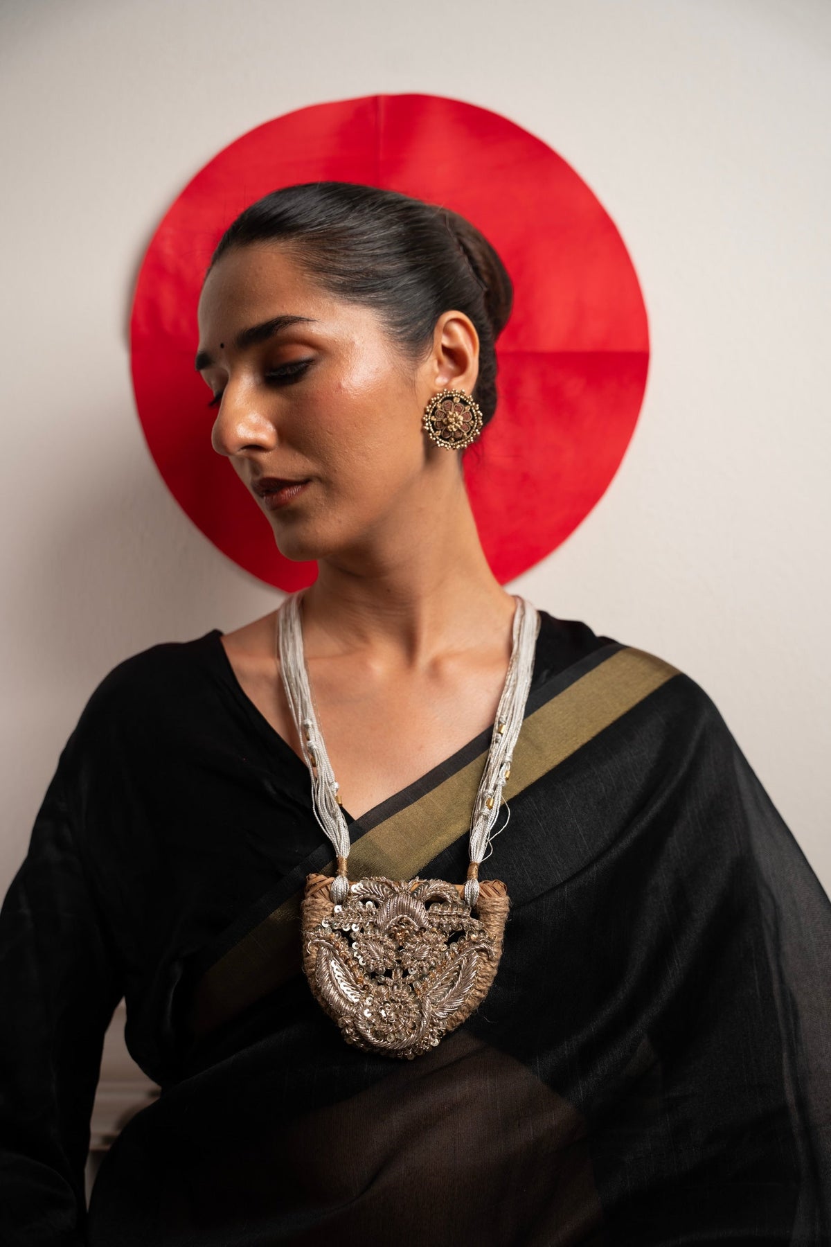 Moirra – Anaya Necklace Silver Zardoz Long Necklace - CiceroniNeckpieceMoirra
