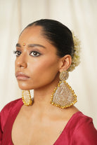 Moirra – Preet, Gold Statement Earrings - CiceroniEarringsMoirra